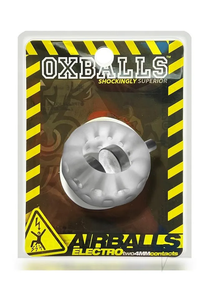 Anal Airballs Electro AirLite Silicone Ballstretcher Clear Ice Oxballs