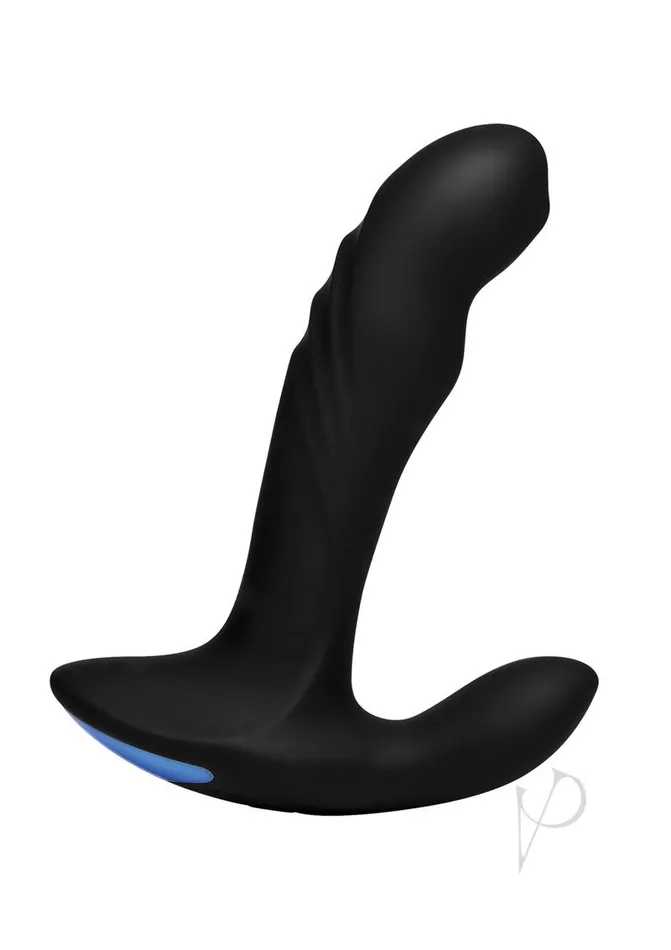 Anal AlphaPro PTrigasm 3in1 Silicone Prostate Stimulator Black Alpha Pro