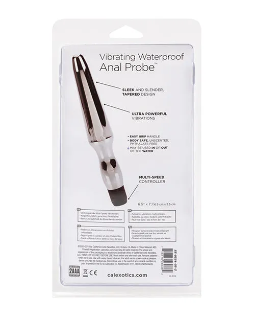 Anal Anal Vibrating Anal Probe Silver Anal Anal Vibrating Anal Probe Silver