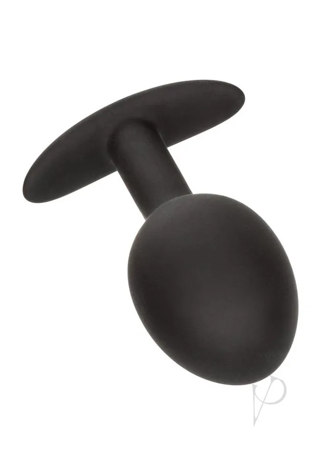 Anal Cal Exotics Weighted Silicone Anal Plug Black