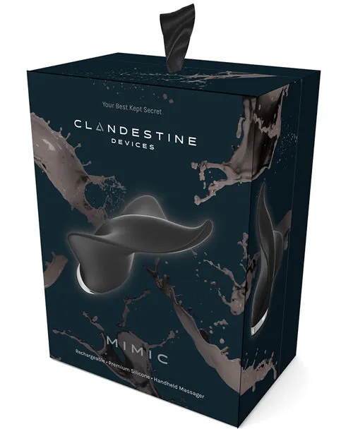 Anal Clandestine Devices Mimic Manta Ray Black Mimic