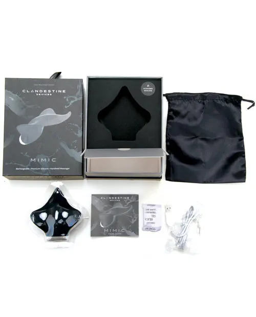 Anal Clandestine Devices Mimic Manta Ray Black Mimic Anal Clandestine Devices Mimic Manta Ray Black Mimic