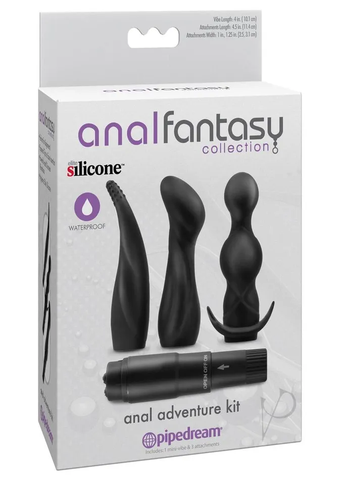 Anal Fantasy Collection Anal Anal Fantasy Collection Silicone Anal Adventure Kit Black Anal Fantasy Collection Anal Anal Fantasy Collection Silicone Anal Adventure Kit Black