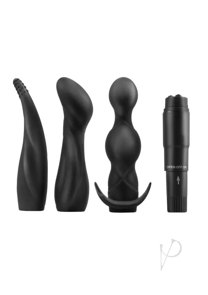Anal Fantasy Collection Anal Anal Fantasy Collection Silicone Anal Adventure Kit Black