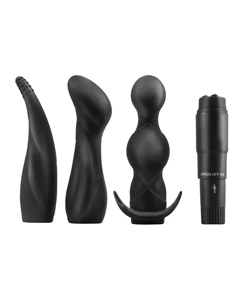 Anal Fantasy Collection Anal Anal Fantasy Collection Silicone Anal Adventure Kit Black