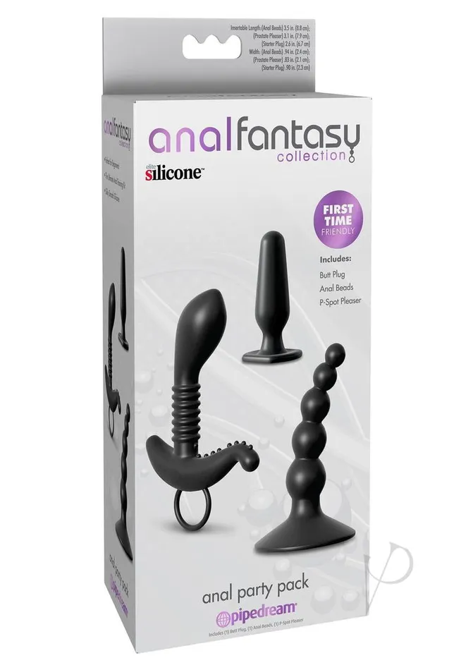 Anal Fantasy Collection Male Sex Toys Anal Fantasy Collection Anal Party Pack Silicone 3 Each Per Box Anal Fantasy Collection Male Sex Toys Anal Fantasy Collection Anal Party Pack Silicone 3 Each Per Box