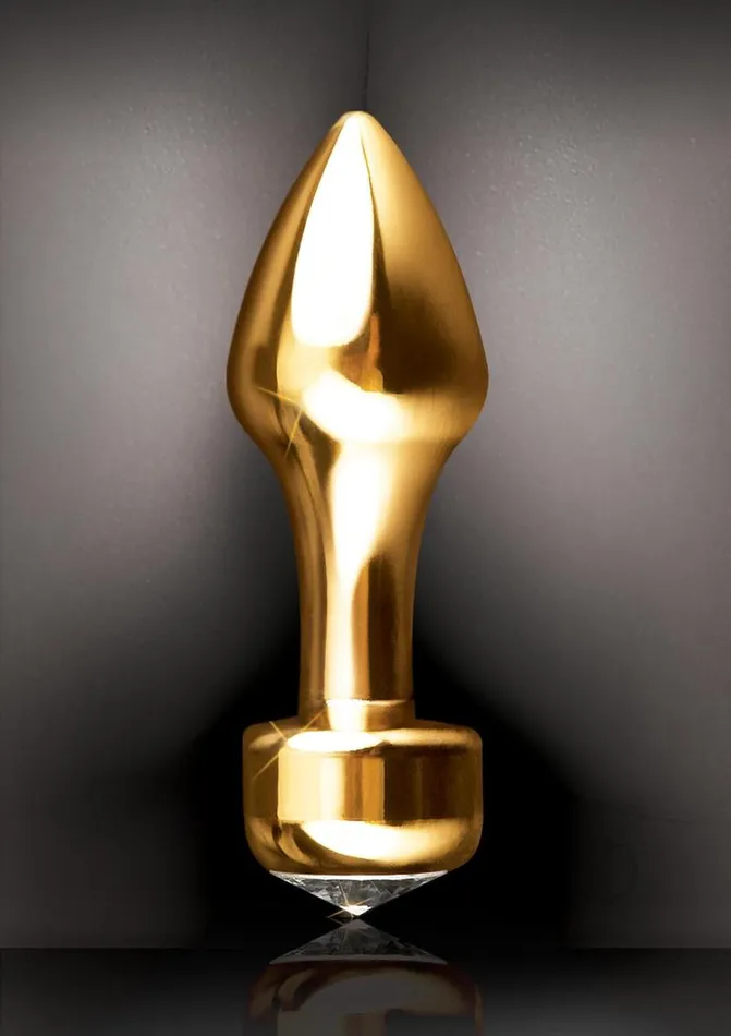 Anal Fetish Fantasy Gold Fetish Fantasy Gold Mini Luv Plug 24in Gold