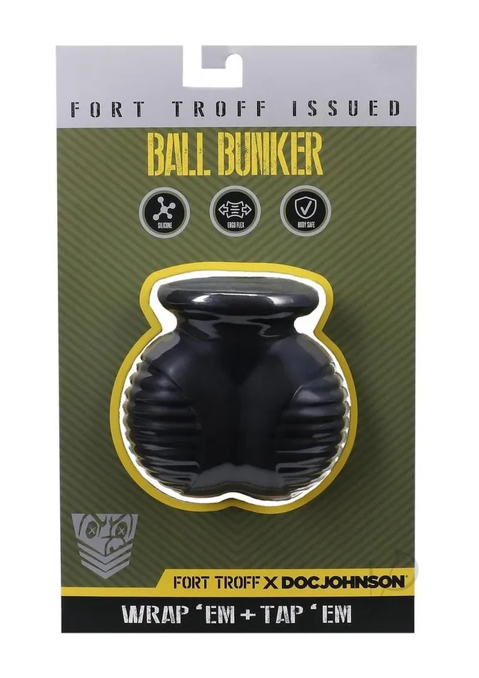Anal Fort Troff Silicone Ball Bunker Black Fort Troff