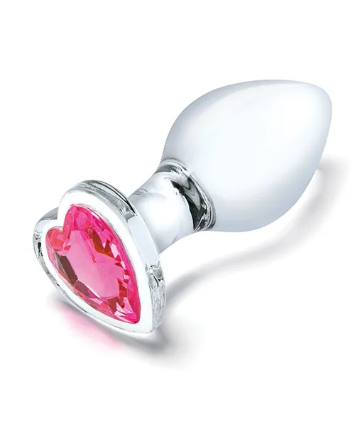 Anal Glas Glas Heart Jewel Glass Anal Training Set 3 Piece Clear Anal Glas Glas Heart Jewel Glass Anal Training Set 3 Piece Clear
