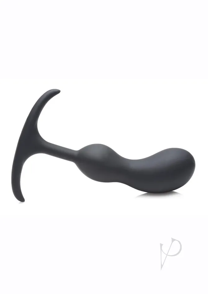 Anal Heavy Hitters Comfort Plugs Silicone Anal Plug 54in Black Heavy Hitters