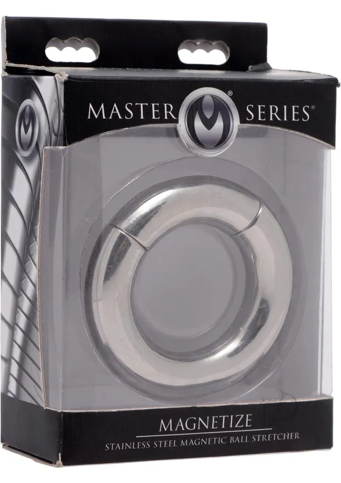 Anal Master Series Magnetize Stainless Steel Magnetic Ball Stretcher Black Master Series Anal Master Series Magnetize Stainless Steel Magnetic Ball Stretcher Black Master Series