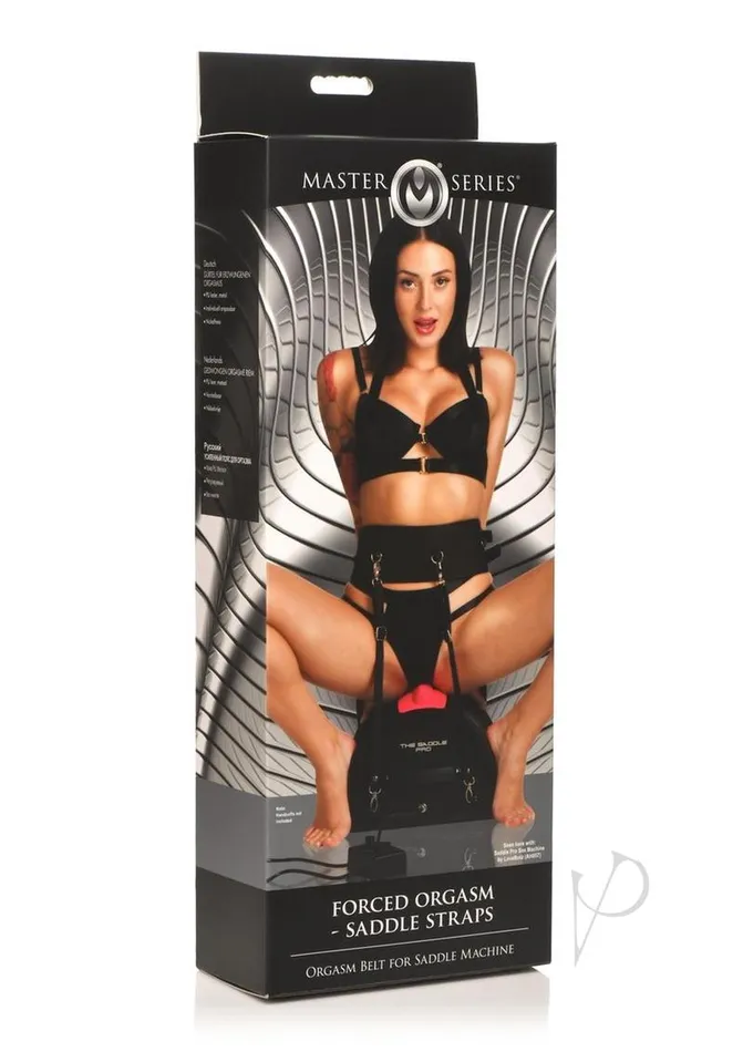 Anal Master Series Master Series Forced Orgasm Saddle Straps Orgasm Belt for Saddle Pro Machine Black Anal Master Series Master Series Forced Orgasm Saddle Straps Orgasm Belt for Saddle Pro Machine Black
