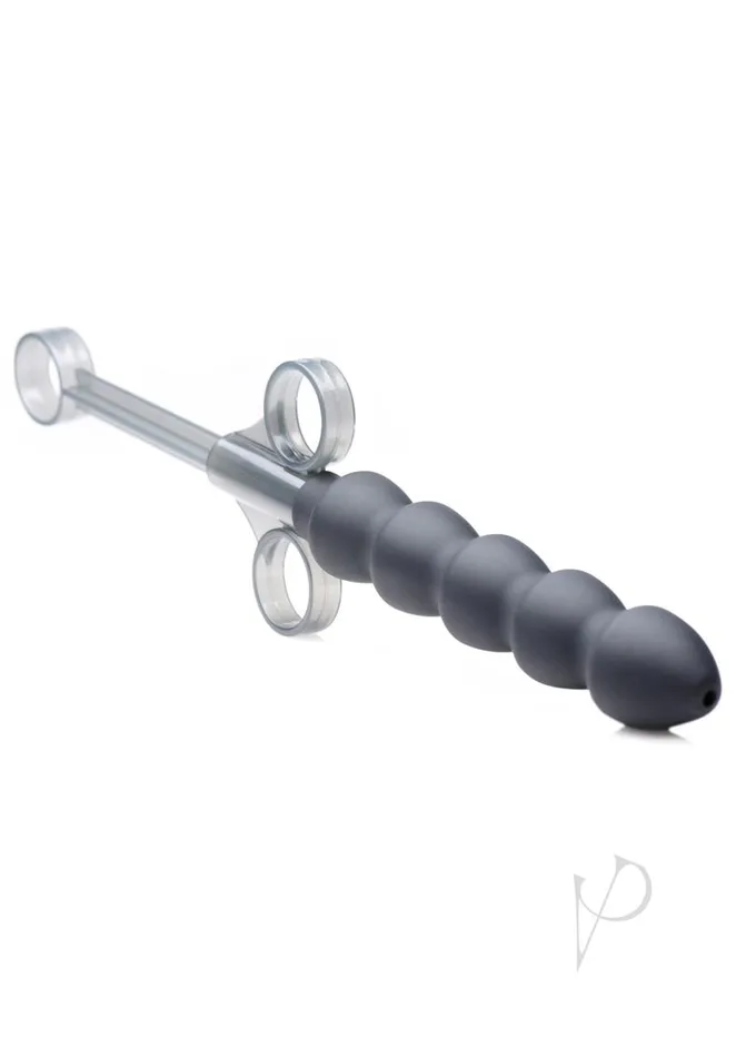 Anal Master Series Master Series Silicone Links Lubricant Launcher Black