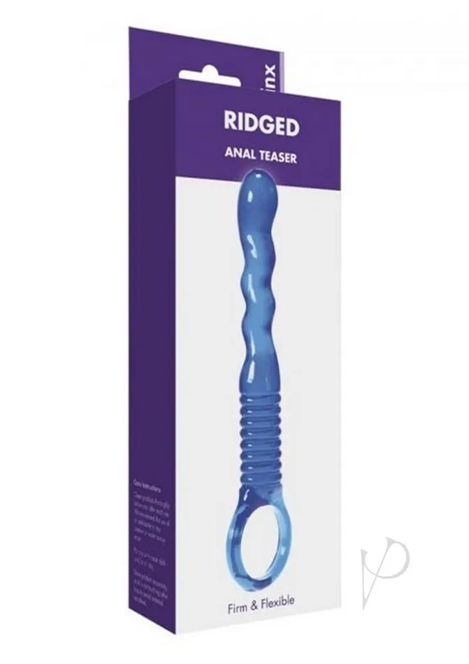 Anal Me You Us Kinx Ridged Anal Teaser Blue