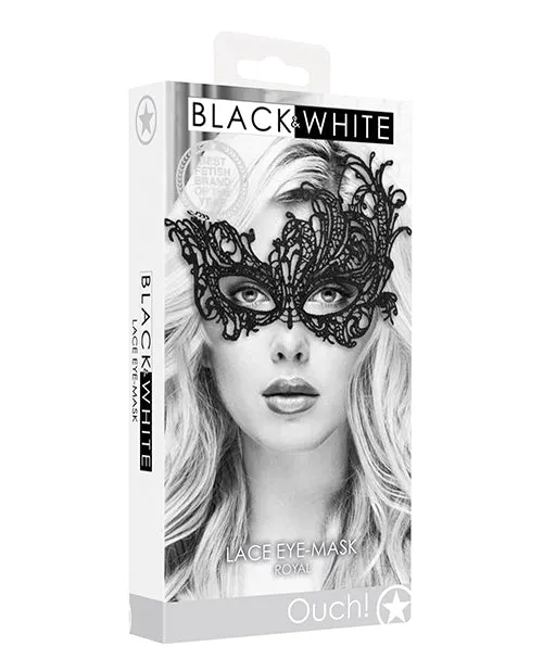 Anal Ouch Ouch Lace EyeMask Royal Black Anal Ouch Ouch Lace EyeMask Royal Black