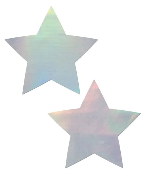 Anal Pastease Premium Hologram Star Silver OS Pastease