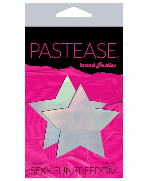 Anal Pastease Premium Hologram Star Silver OS Pastease Anal Pastease Premium Hologram Star Silver OS Pastease