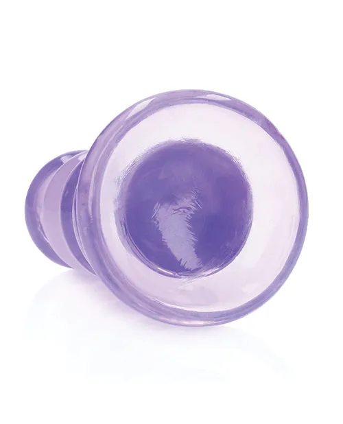 Anal RealRock Curvy Dildo or Butt Plug 55in Purple Real Rock