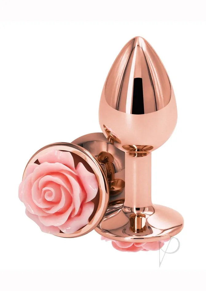 Anal Rear Assets Rear Assets Rose Aluminum Anal Plug Small PinkRose Gold Anal Rear Assets Rear Assets Rose Aluminum Anal Plug Small PinkRose Gold