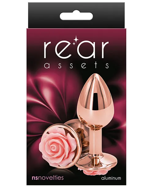 Anal Rear Assets Rear Assets Rose Aluminum Anal Plug Small PinkRose Gold Anal Rear Assets Rear Assets Rose Aluminum Anal Plug Small PinkRose Gold