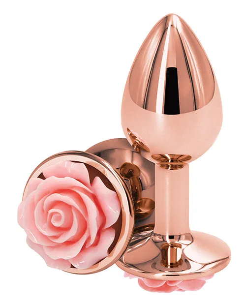 Anal Rear Assets Rear Assets Rose Aluminum Anal Plug Small PinkRose Gold Anal Rear Assets Rear Assets Rose Aluminum Anal Plug Small PinkRose Gold