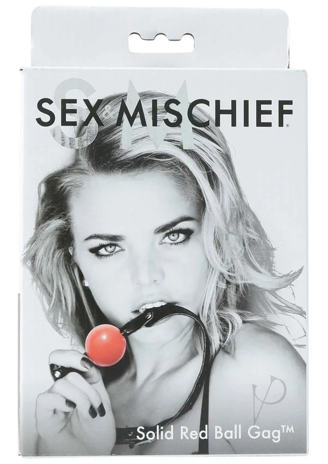 Anal Sex And Mischief Sex and Mischief Solid Ball Gag RedBlack