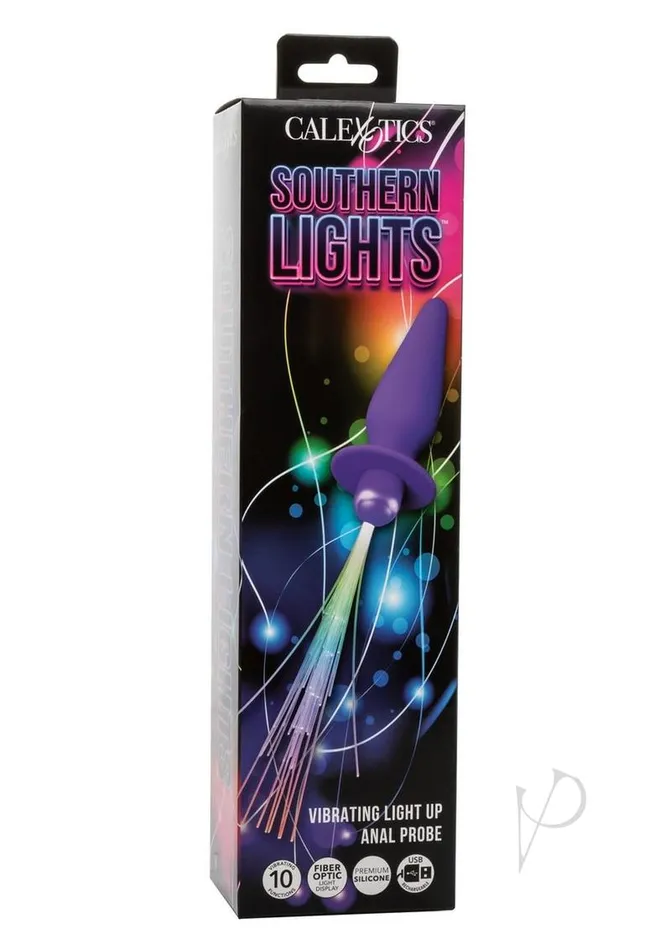 Anal Southern Lights Southern Lights Rechargeable Silicone Vibrating Light Up Anal Probe Purple Anal Southern Lights Southern Lights Rechargeable Silicone Vibrating Light Up Anal Probe Purple