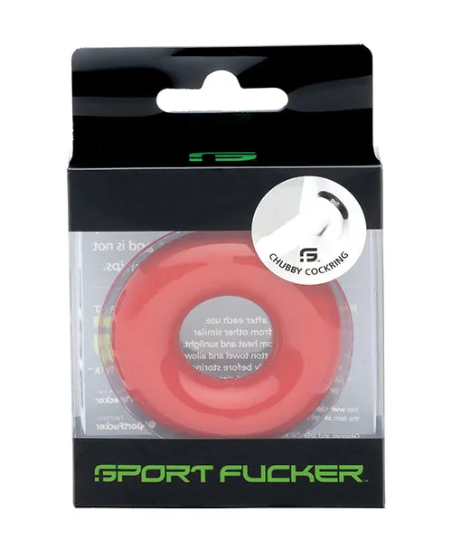 Anal Sport Fucker Chubby Cockring Red Sport Fucker