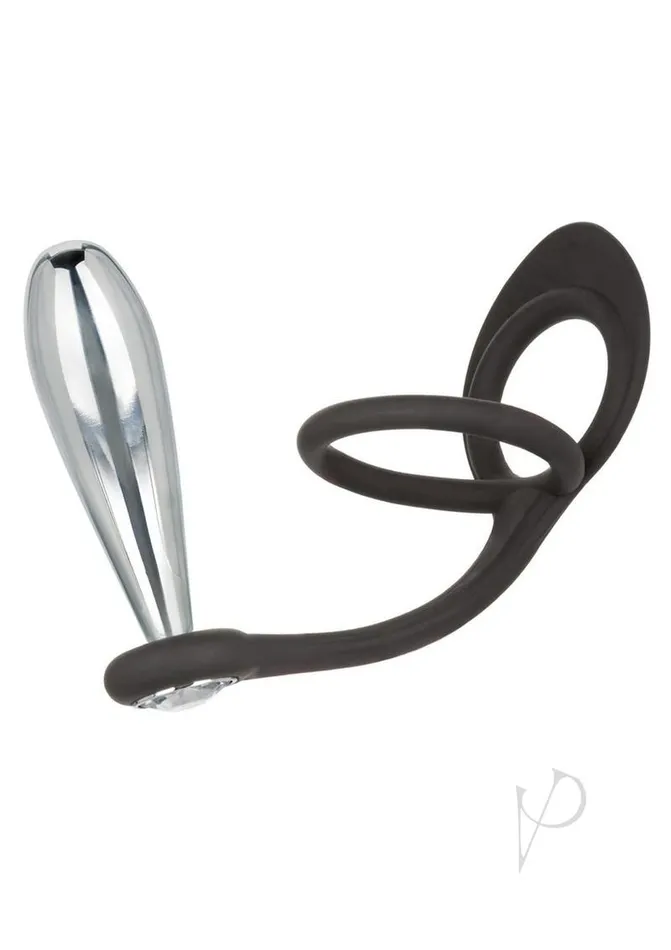 Anal Star Fucker Glider Plug Silicone Dual Enhancer Black Star Fucker