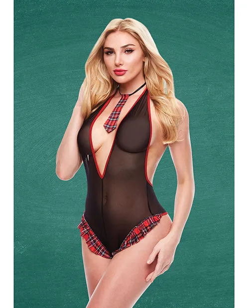 Anal Teachers Pet Schoolgirl See Thru Crotchless Teddy wTie BlackRed ML Teachers Pet Anal Teachers Pet Schoolgirl See Thru Crotchless Teddy wTie BlackRed ML Teachers Pet