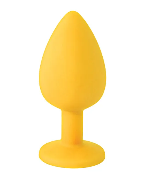 Anal The 9s The 9s Booty Talk Silicone Butt Plug Dont Stop Yellow Anal The 9s The 9s Booty Talk Silicone Butt Plug Dont Stop Yellow