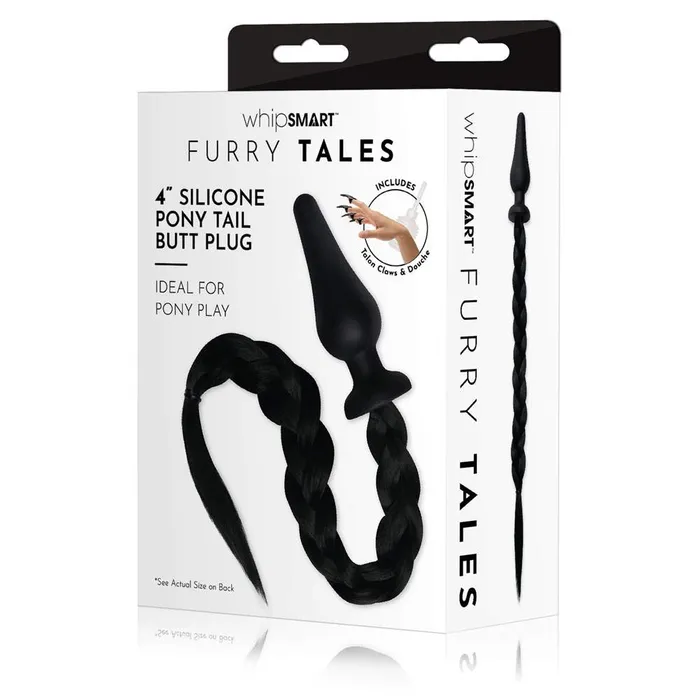 Anal WhipSmart Furry Tales 4 Inch Silicone Pony Tail Butt Plug