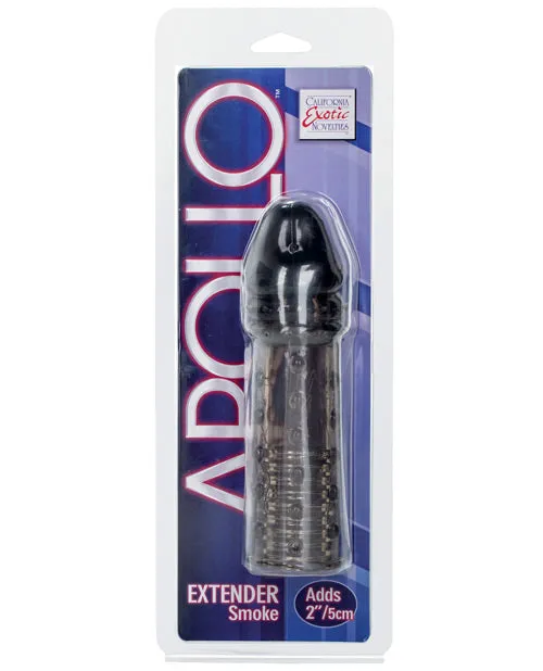 Apollo Male Sex Toys Apollo Extender Textured Sleeve 625in Smoke
