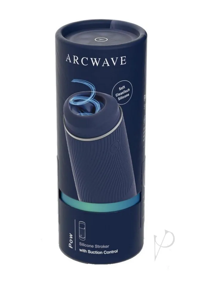 Arcwave Male Sex Toys Arcwave Pow Silicone Dual End Stroker Blue