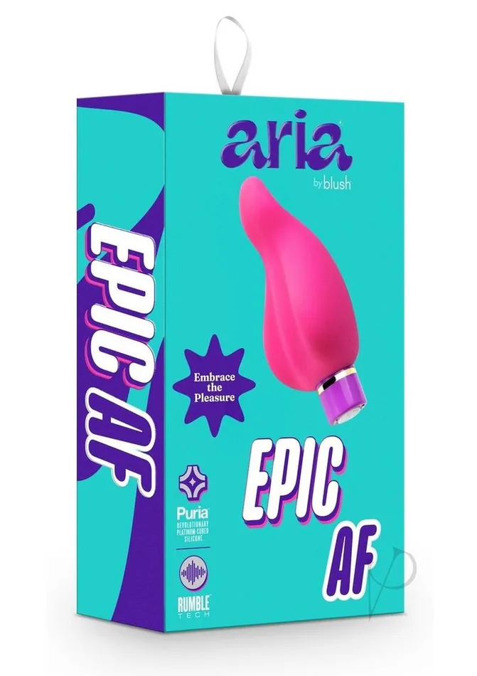 Aria Female Sex Toys Aria Epic AF Rechargeable Silicone Vibrator Fuchsia