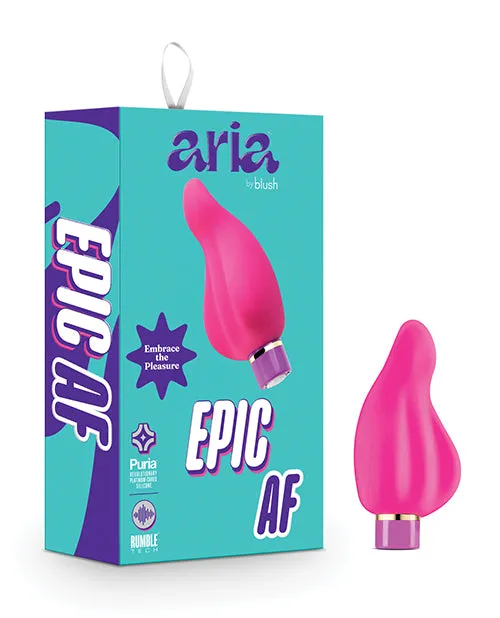 Aria Female Sex Toys Aria Epic AF Rechargeable Silicone Vibrator Fuchsia