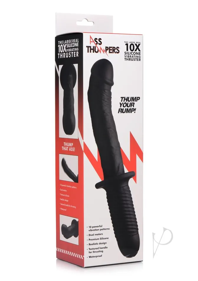 Ass Thumpers Anal Ass Thumpers The Large Realistic Rechargeable Silicone Anal Probe Black Ass Thumpers Anal Ass Thumpers The Large Realistic Rechargeable Silicone Anal Probe Black