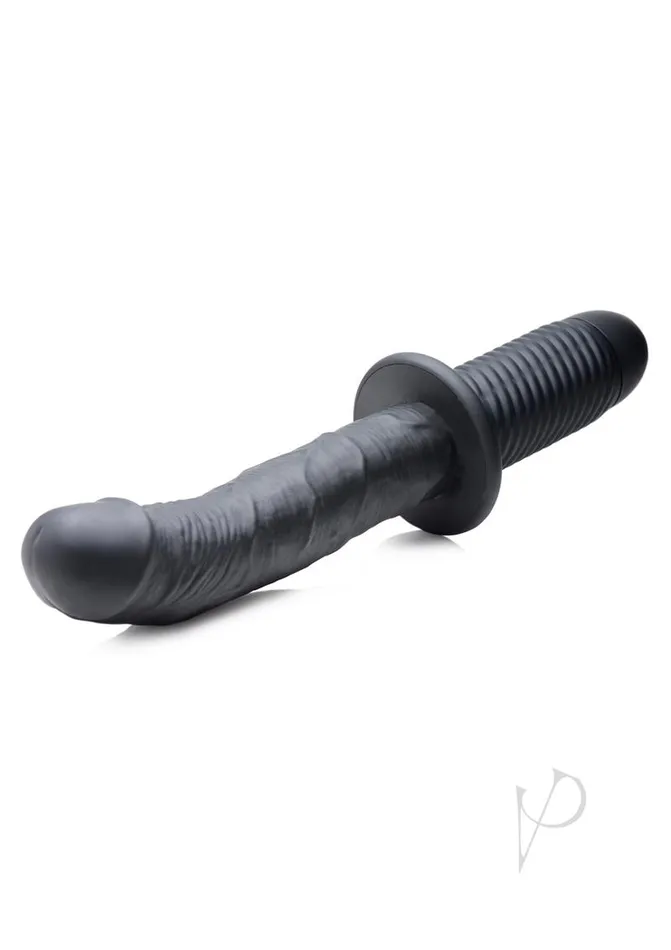 Ass Thumpers Anal Ass Thumpers The Large Realistic Rechargeable Silicone Anal Probe Black