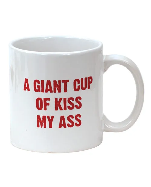 Attitude Mug A Giant Cup of Kiss My Ass 22 oz Island Dogs Anal