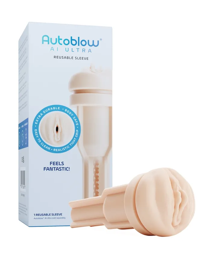 Autoblow Male Sex Toys Autoblow AI Ultra Vagina Sleeve Beige