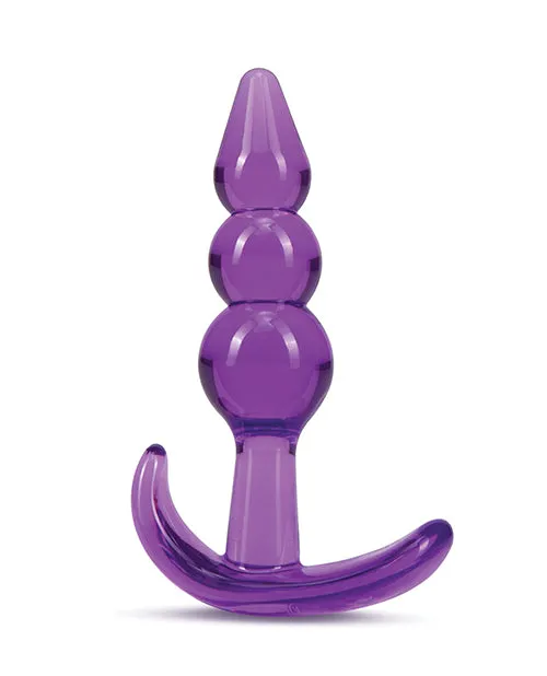 B Yours Triple Bead Butt Plug Purple B Yours Anal B Yours Triple Bead Butt Plug Purple B Yours Anal