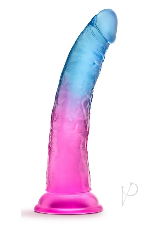 B Yours Vibrators B Yours Beautiful Sky Dildo 7in Sunset PinkBlue B Yours Vibrators B Yours Beautiful Sky Dildo 7in Sunset PinkBlue