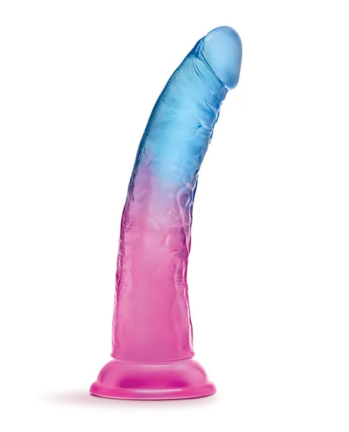 B Yours Vibrators B Yours Beautiful Sky Dildo 7in Sunset PinkBlue B Yours Vibrators B Yours Beautiful Sky Dildo 7in Sunset PinkBlue
