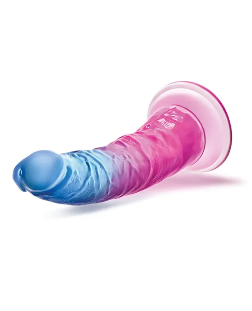 B Yours Vibrators B Yours Beautiful Sky Dildo 7in Sunset PinkBlue B Yours Vibrators B Yours Beautiful Sky Dildo 7in Sunset PinkBlue