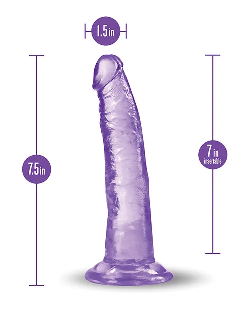 B Yours Vibrators B Yours Plus Lust n Thrust Realistic Dildo 75in Purple B Yours Vibrators B Yours Plus Lust n Thrust Realistic Dildo 75in Purple