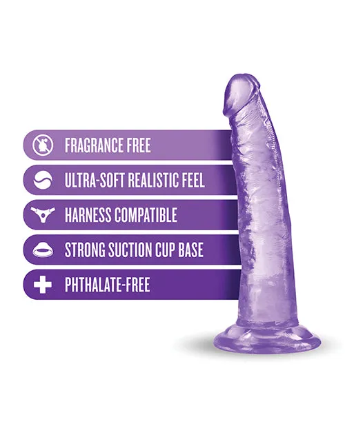 B Yours Vibrators B Yours Plus Lust n Thrust Realistic Dildo 75in Purple B Yours Vibrators B Yours Plus Lust n Thrust Realistic Dildo 75in Purple