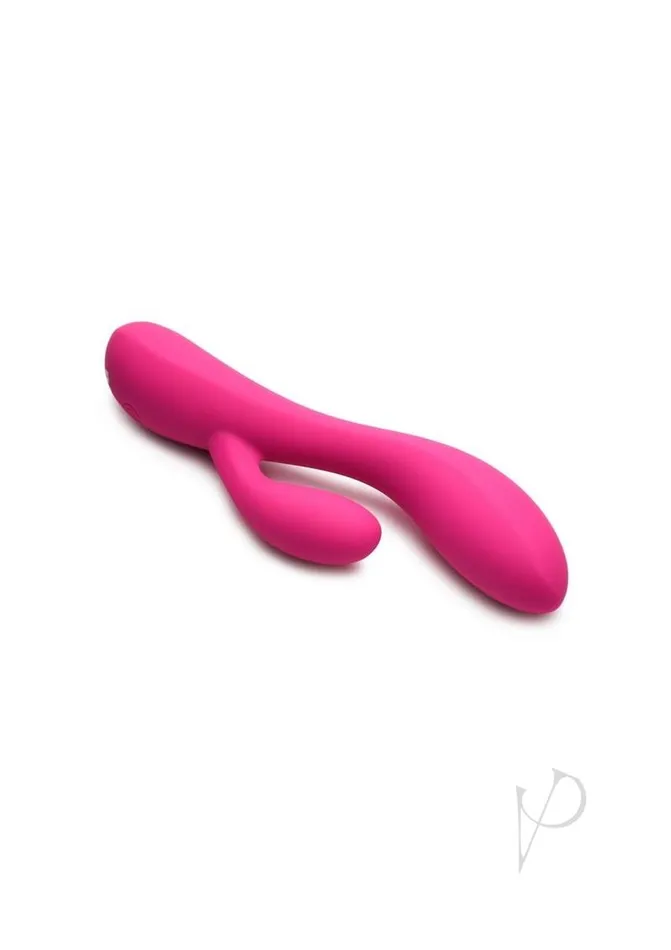 Bang Vibrators Bang 10X Flexible Rechargeable Silicone Rabbit Pink
