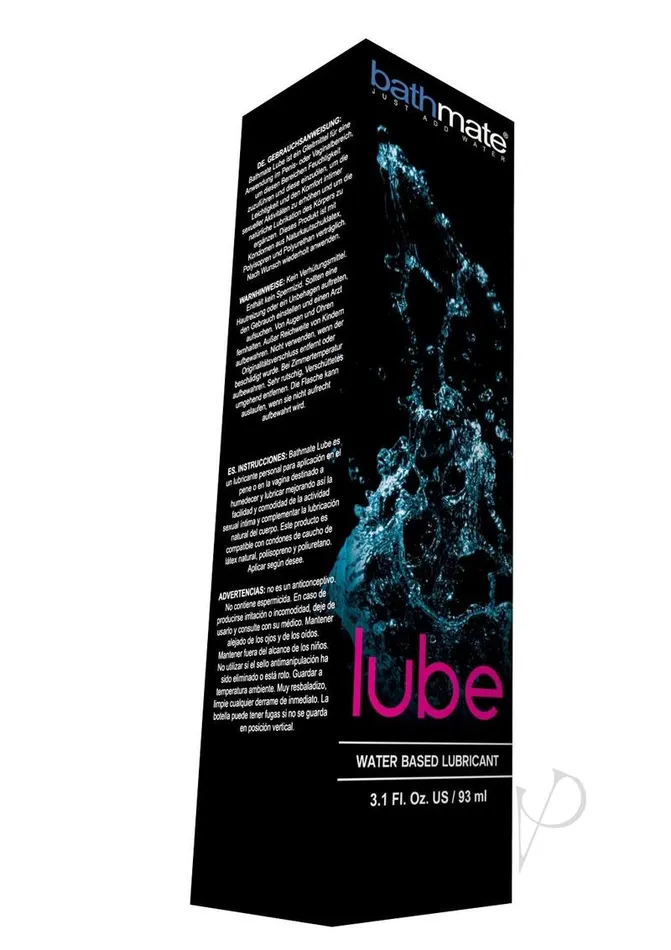 Bathmate Lubricants Bathmate Pleasure Water Based Lubricant 31oz93ml