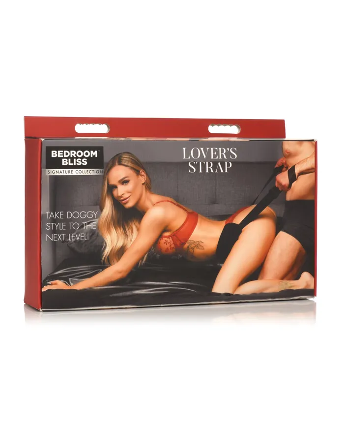 Bedroom Bliss Bedroom Bliss Lovers Position Strap Black Anal