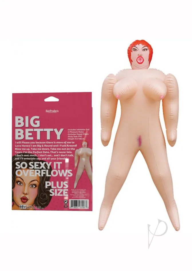 Big Betty BlowUp Doll 55 ft Vanilla Hott Products Male Sex Toys